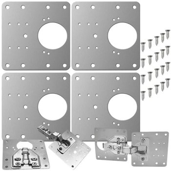 Plāksnes eņģu remontam 4 gab. Malatec 23032 | Hinge Repair Plates
