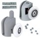 Durvju riteņu komplekts dušas kabīnēm, duškabīnēm, 8 gb., 23mm | Shower Door Wheel Set