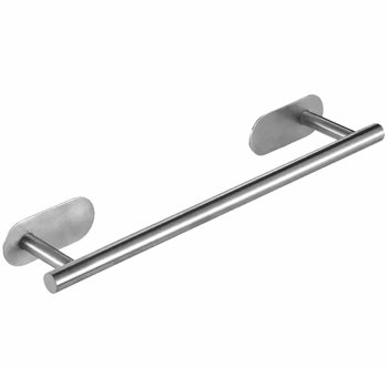 Metāla dvieļu pakaramais, turētājs, 40cm, Sudraba | Metal Bathroom Towel Rack Hanger