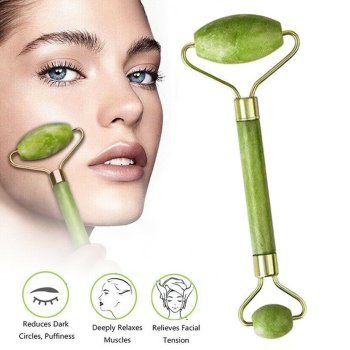 Nefrīta Sejas Rullītis Kakla Dekoltē Zonas Masieris | Jade Roller for Face and Neck Anti Ageing Massager