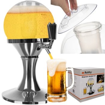 Alus Vīna Sulas Limonādes Dozators, 3,5L | Dispenser Pourer for Beer Wine Juice Lemonade