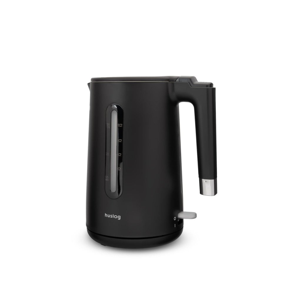 Elektriskā tējkanna Huslog Double-Wall 1.5L 2200W, melna (0)