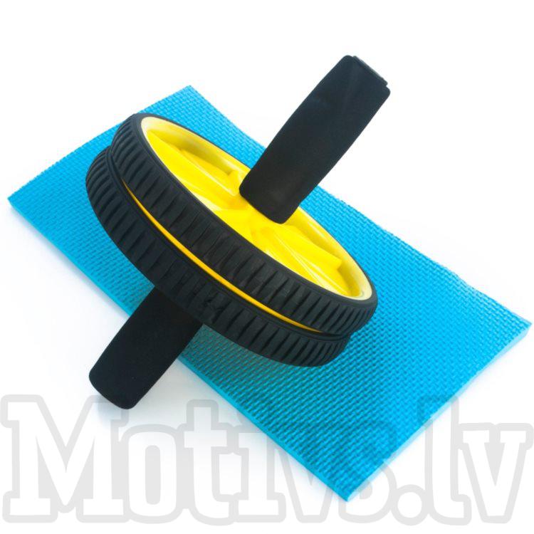 AB Wheeler Double Traning Roller Wheel with mat (1)