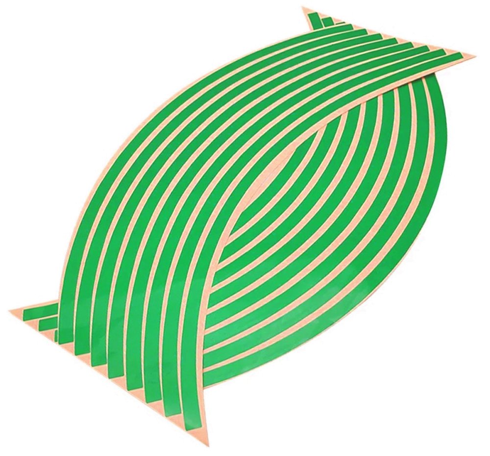 Reflective stickers for wheels green (0)