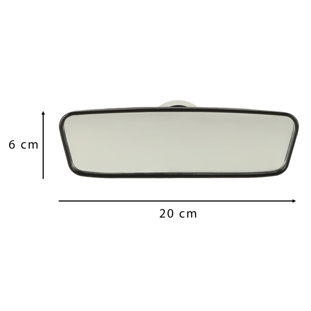 Wide-Angle Rear-View Mirror with Suction Cup, 20cm (3)