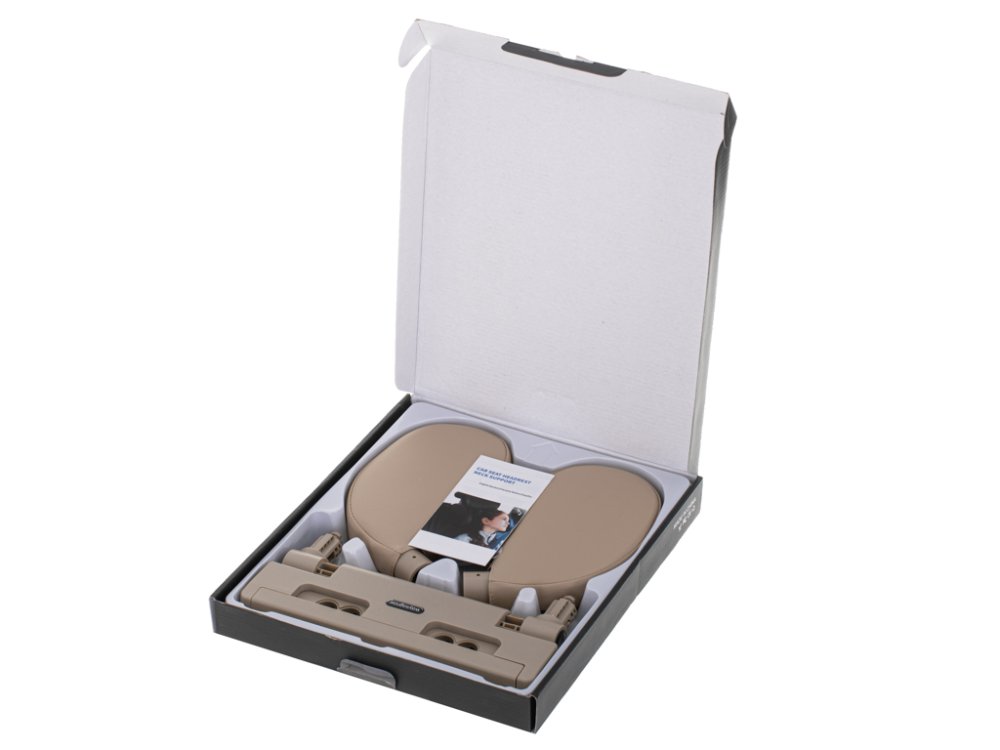 Adjustable Headrest for Head and Neck in Car, beige (4)