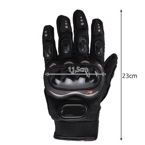 Trizand 22632 Motorcycle Gloves, XL, Black (1)