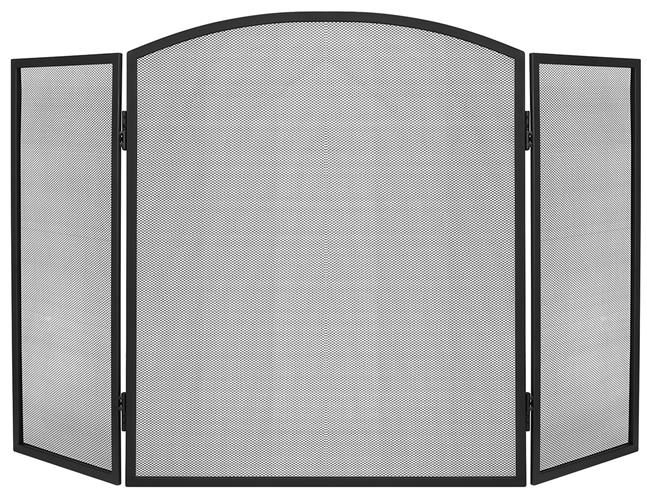 Large Fireplace Screen Spark Guard Safety Protector, 118x76 cm (0)