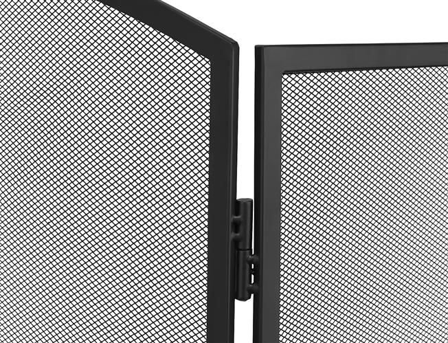 Large Fireplace Screen Spark Guard Safety Protector, 118x76 cm (4)