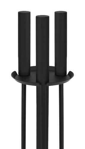 Fireplace Steel Accessories Tool Kit Shovel Brush Poker, 4 pcs (4)