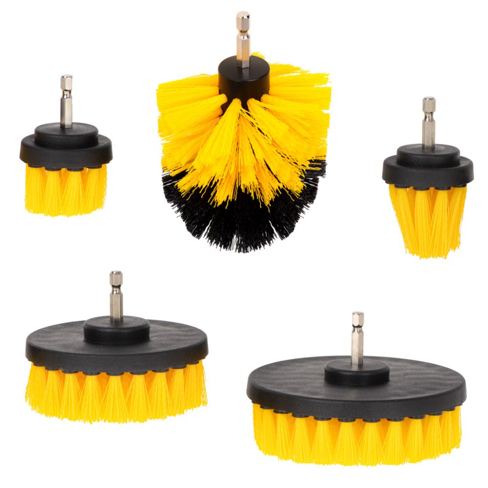 Multi-Purpose Drill Brush Attachment Set for Cleaning 5 pcs (2)