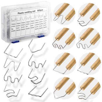 Humberg Plastic Welder Staples Kit 800 pcs for Bumper Repair