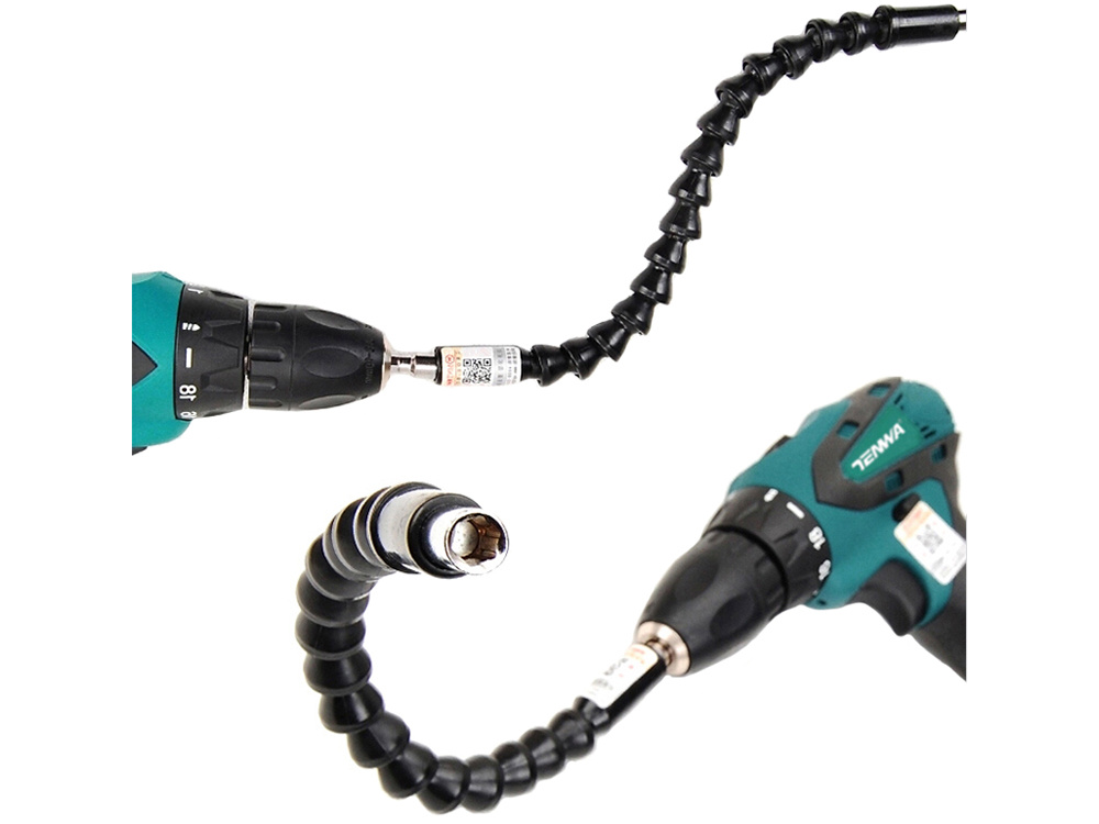 30cm Flexible Shaft Screwdriver Drill Bit Extension (8)