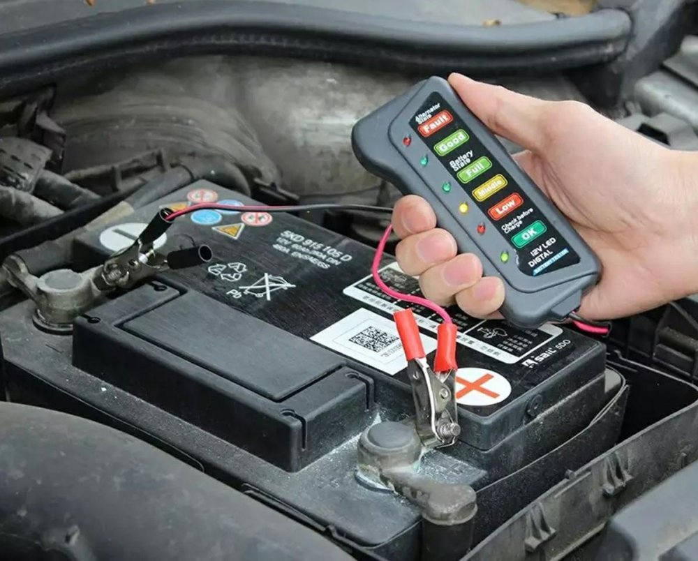 12V Car Auto Motorcycle Battery Tester (0)