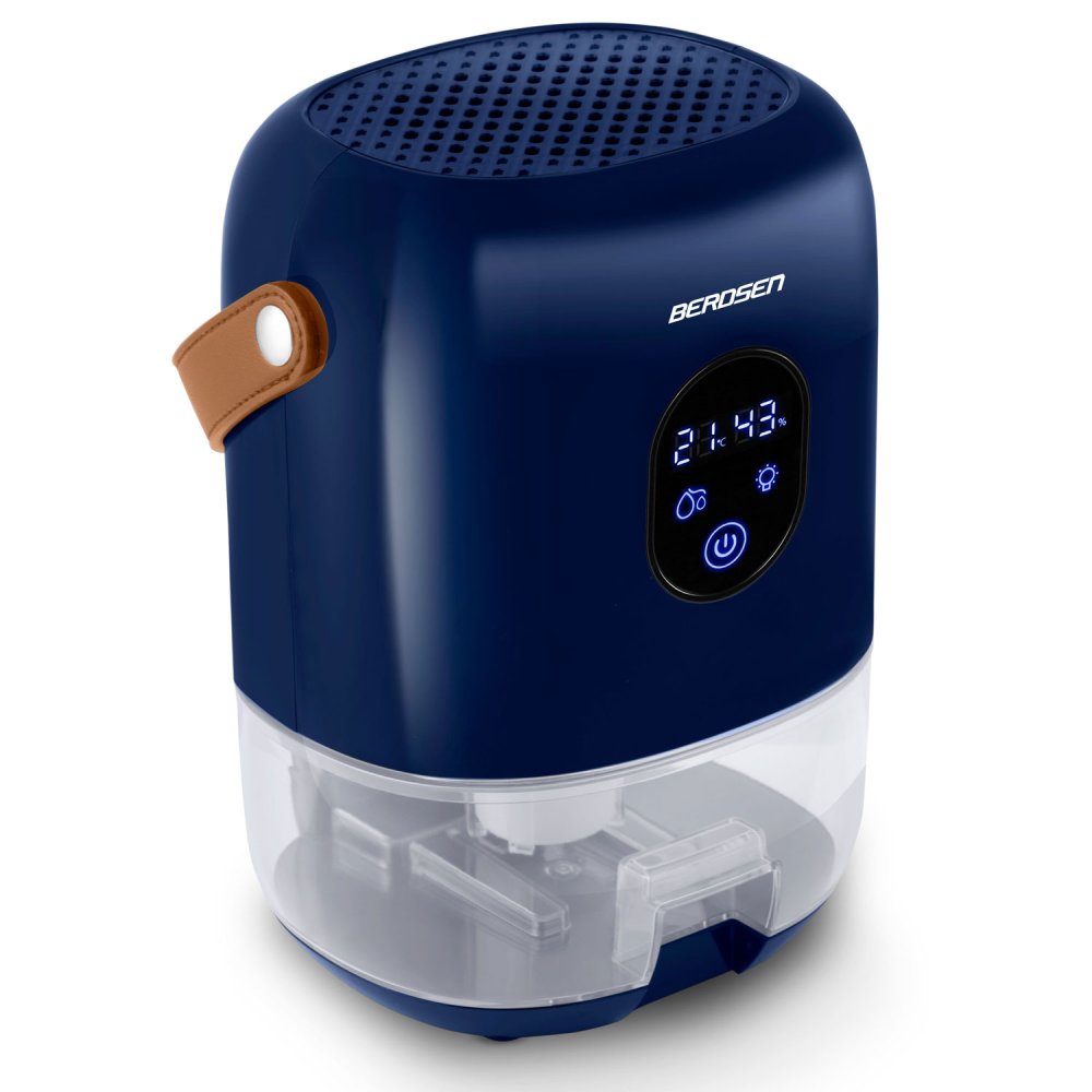 Air Dehumidifier, Moisture Absorber, Navy Blue (Berdsen BR-10B) (0)