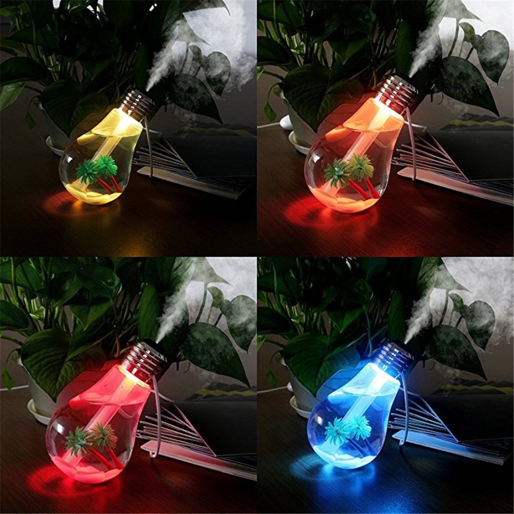 Ultrasonic Air Humidifier Electric Diffuser "BULB" (1)