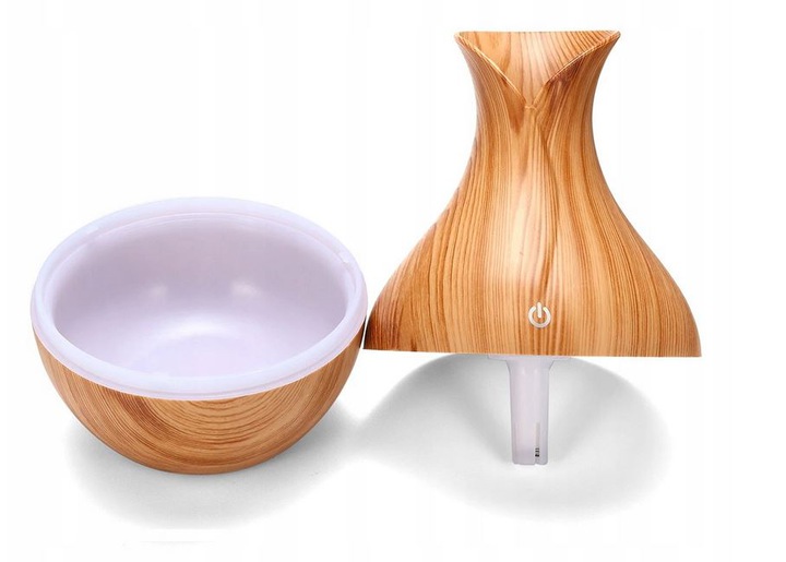 Ultrasonic Air Humidifier Electric Diffuser LIGHT WOOD (1)
