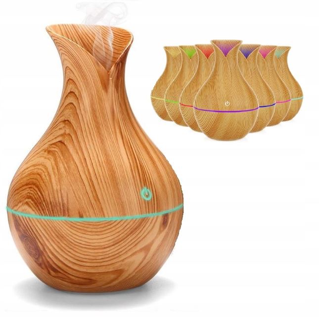 Ultrasonic Air Humidifier Electric Diffuser LIGHT WOOD (2)