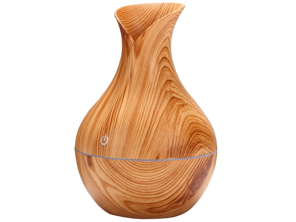 Air Humidifier, Aroma Diffuser, Aromatherapy, RGB Illumination, USB, Light Brown (0)