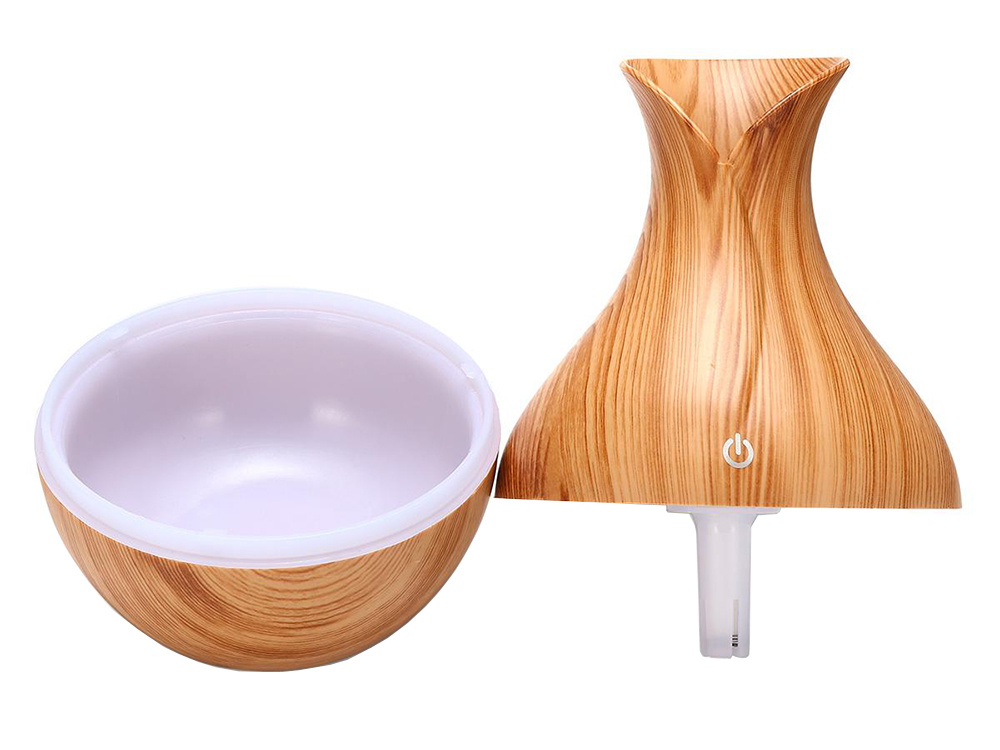 Air Humidifier, Aroma Diffuser, Aromatherapy, RGB Illumination, USB, Light Brown (7)