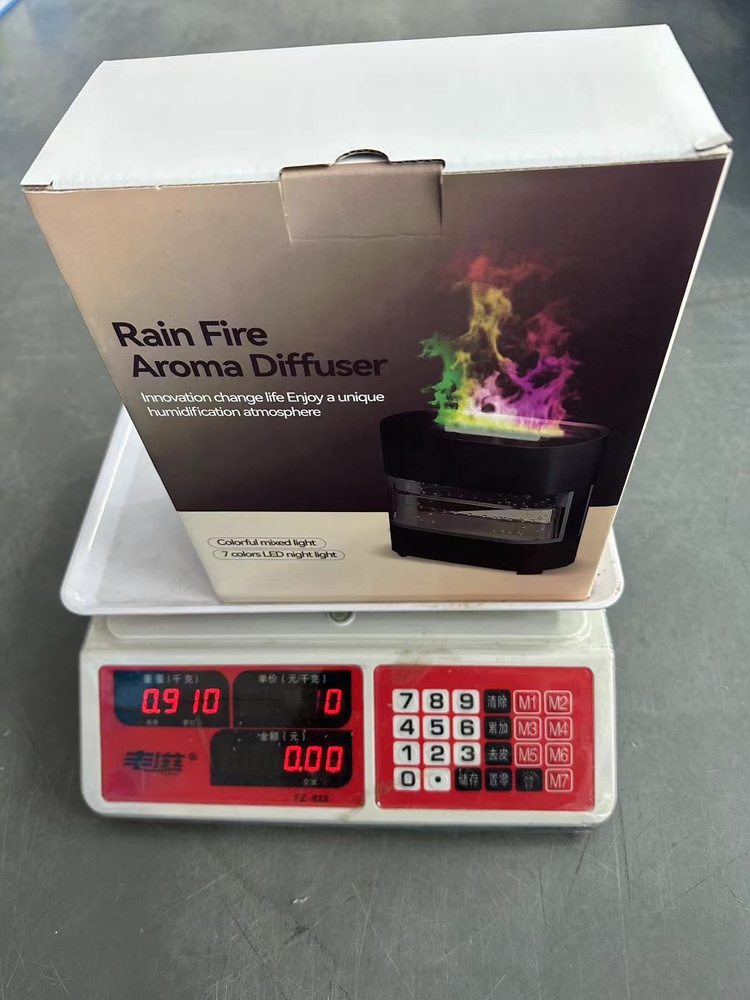 Flame Effect Air Humidifier and Essential Oil Diffuser with Remote Control, USB-C (2)