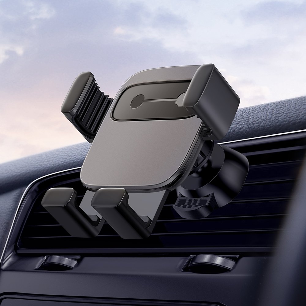 Baseus Cube Gravity Car Mount Air Vent Phone Bracket Holder, Black (0)