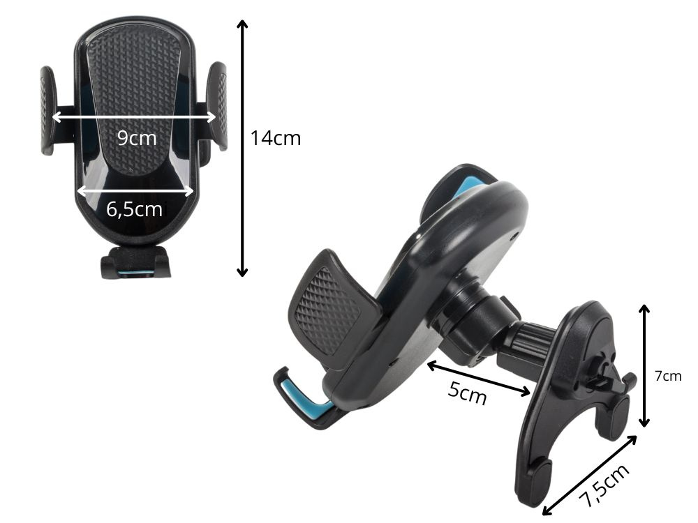 Sturdy Air Vent Car Phone Holder, 360° Adjustable Mount (0)