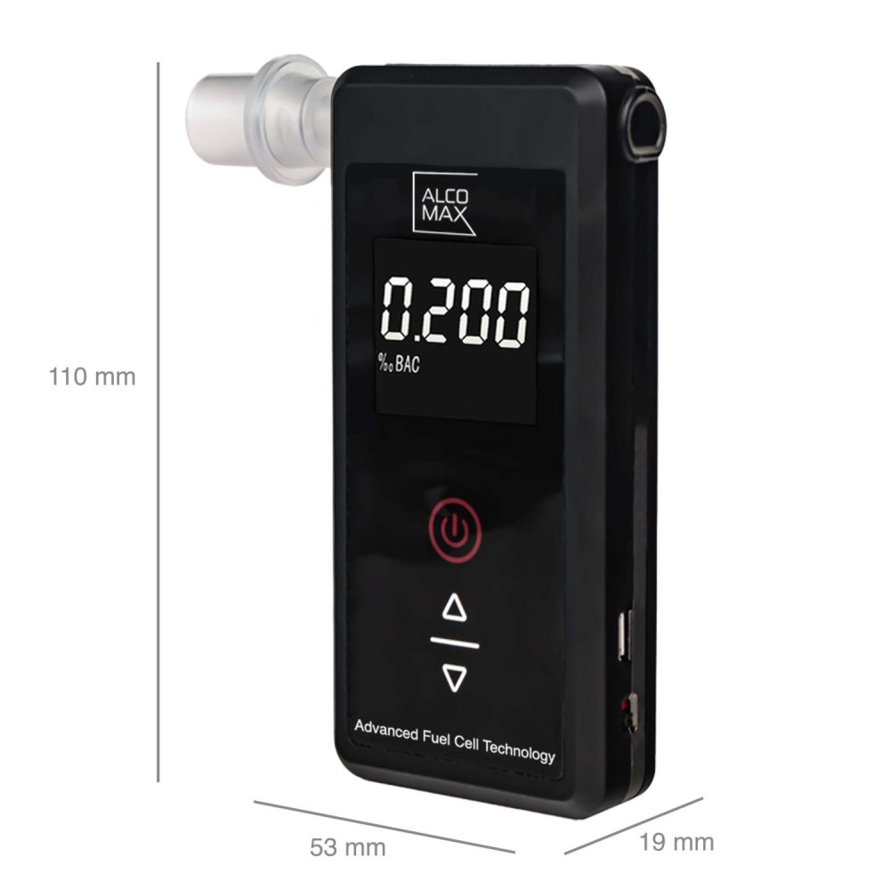 AX7 Electrochemical Breathalyzer with Platinum Sensor – 5000 Tests Before Calibration (2)