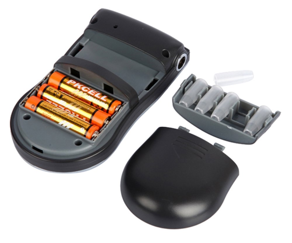 AT-818 Digital LCD Breathalyzer with 5 Mouthpieces, black (3)