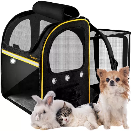 Cat/Dog Foldable Mesh Backpack Bag Pet Carrier