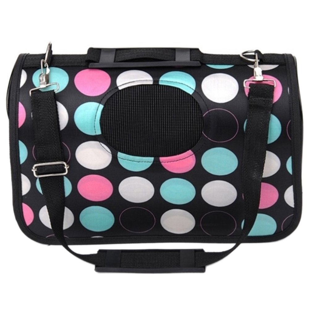 Pet carrier bag for small dog or cat, adjustable shoulder strap (0)