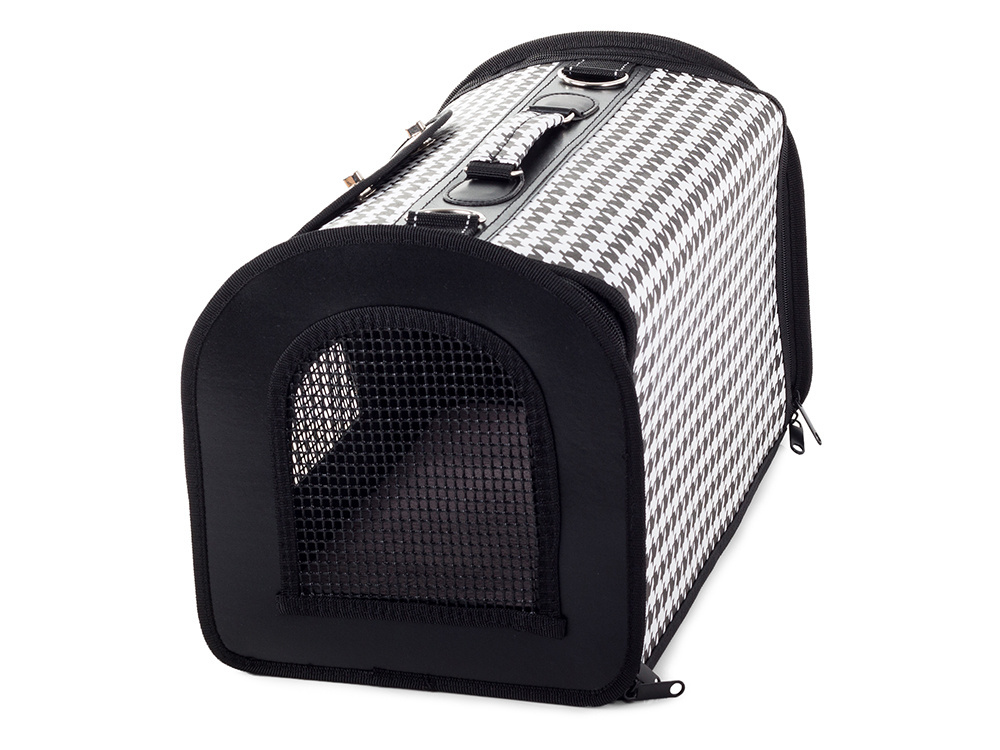 Soft-Sided Pet Travel Carrier for Dogs & Cats 49 cm, White (1)
