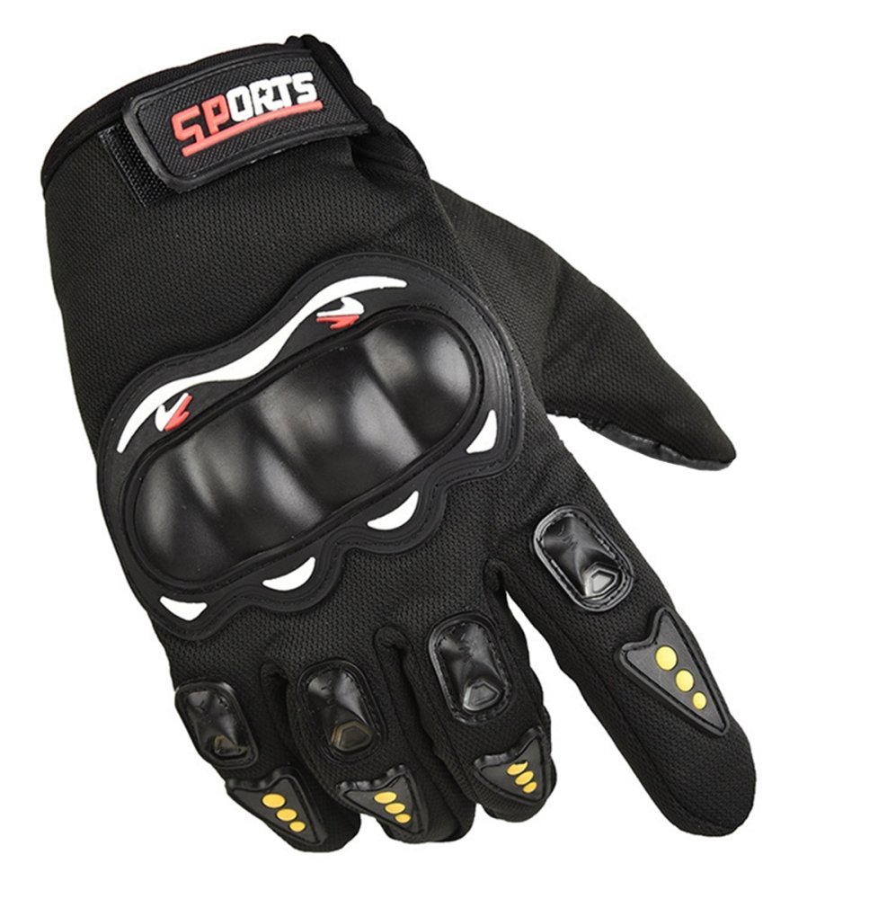 Armored Motorcycle Gloves with Hard Knuckle Protection for Riders (1)