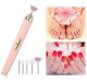 Electric Nail Drill 5 in 1 Kit for Manicure and Pedicure, Portable E-File, Pink