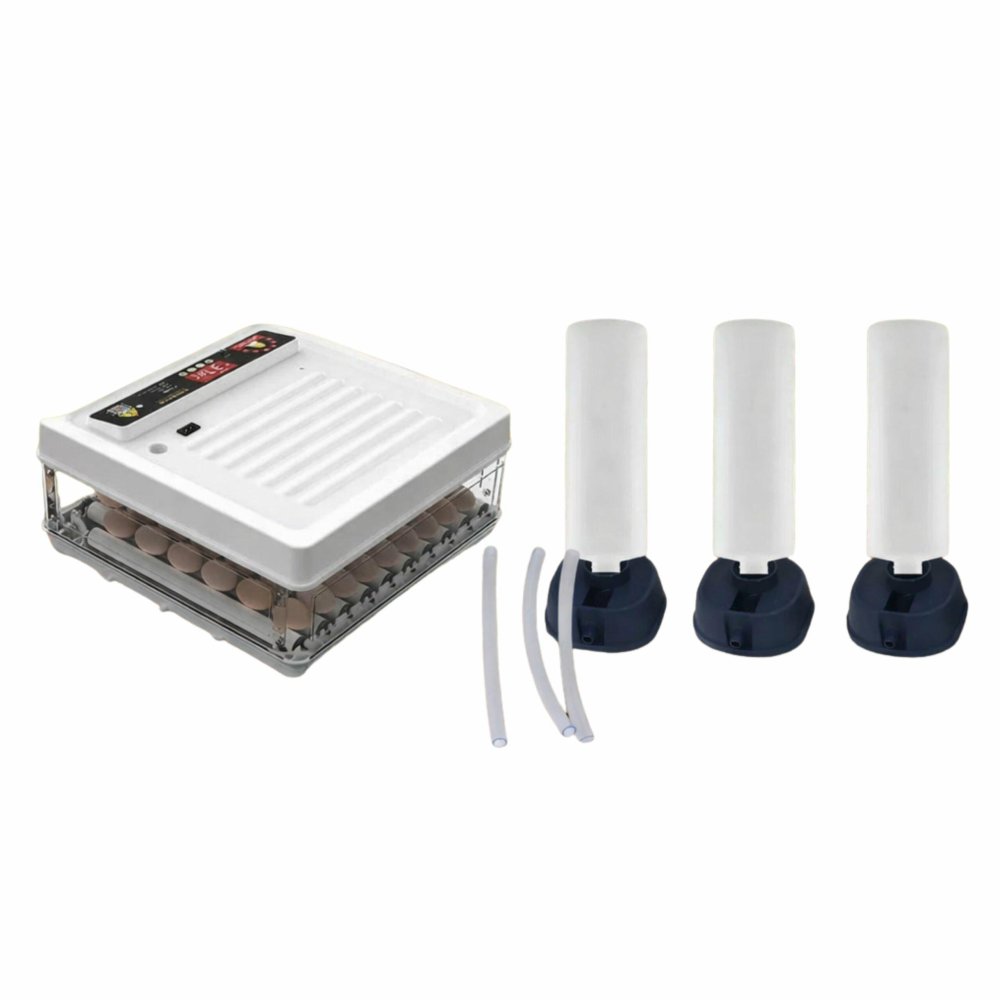 Automatic Egg Incubator for 48 Eggs Poultry Hatcher, White (0)