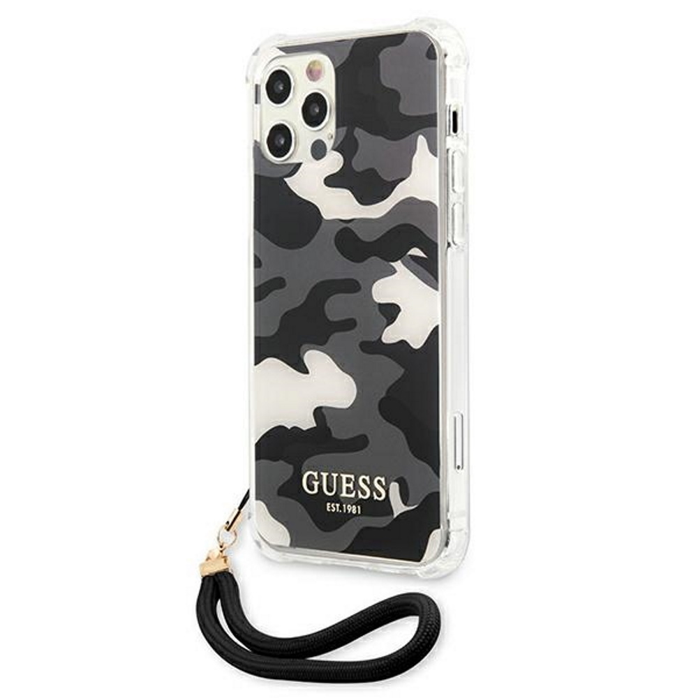 Apple iPhone 11 6.1'' Guess Camo Collection Case Cover (GUHCN61KSARBK), Black (0)