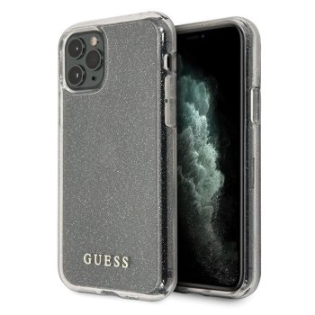 Apple iPhone 11 Pro 5.8'' Guess Glitter Case Cover (GUHCN58PCGLSI), Silver