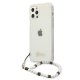 Apple iPhone 12 / 12 Pro 6.1\'\' Guess White Pearl Case Cover (GUHCP12MKPSWH), Transparent