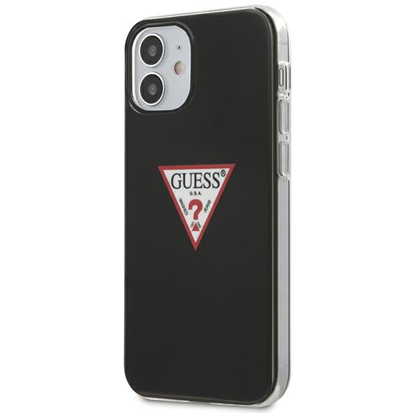 Apple iPhone 12 mini 5.4'' Guess Triangle Collection Case Cover (GUHCP12SPCUCTLBK), Black (0)