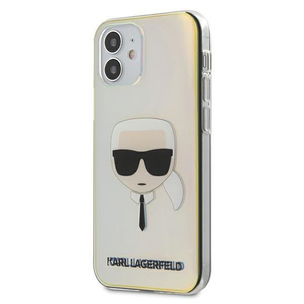 Apple iPhone 12 mini 5.4" Karl Lagerfeld Iridescent Karl`s Head Case Cover (KLHCP12SPCKHML), Multicolor (0)