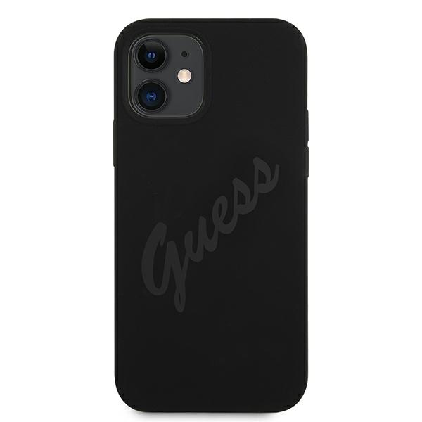 Apple iPhone 12 mini 5.4'' Guess Script Vintage Case Cover (GUHCP12SLSVSBK), Black (1)