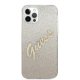 Apple iPhone 12 Pro Max 6.7\'\' Guess Gradient Script Case Cover (GUHCP12LPCUGLSGO), Gold