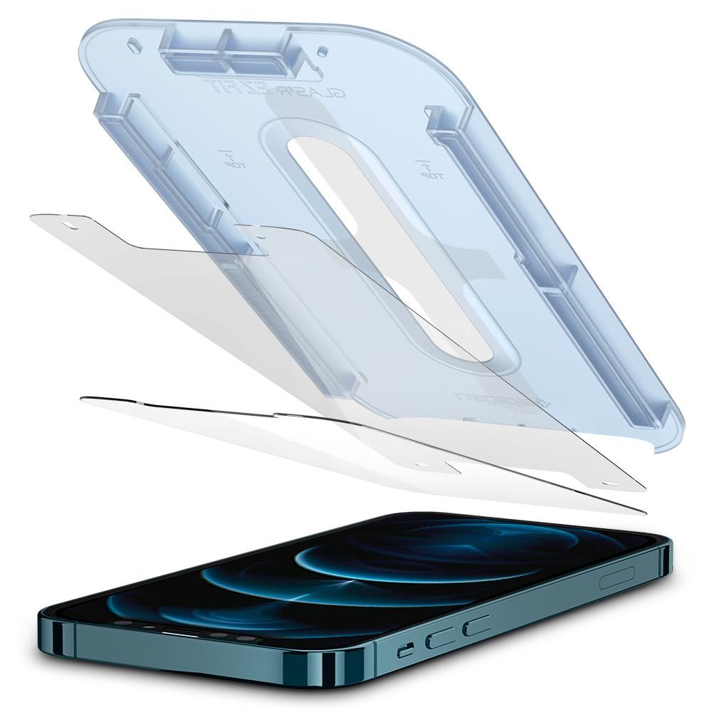 Apple iPhone 12 Pro Max 6.7" Spigen "EZ FIT" Tempered Glass Screen Protector 2 pcs. (0)