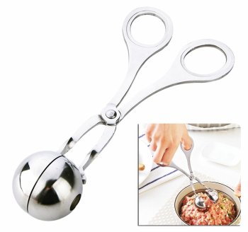 Meatball and Cutlet Forming Tongs (Stainless Steel)