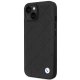 Apple iPhone 14 6.1\'\' BMW Leather Quilted Case Cover (BMHCP14S22RQDK), Black