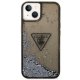 Guess Liquid Glitter Palm Case for iPhone 14 6.1\" Black