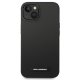 Apple iPhone 14 Plus 6.7\" Karl Lagerfeld Silicone Plaque Magsafe Case Cover (KLHMP14MSLMP1K), Black