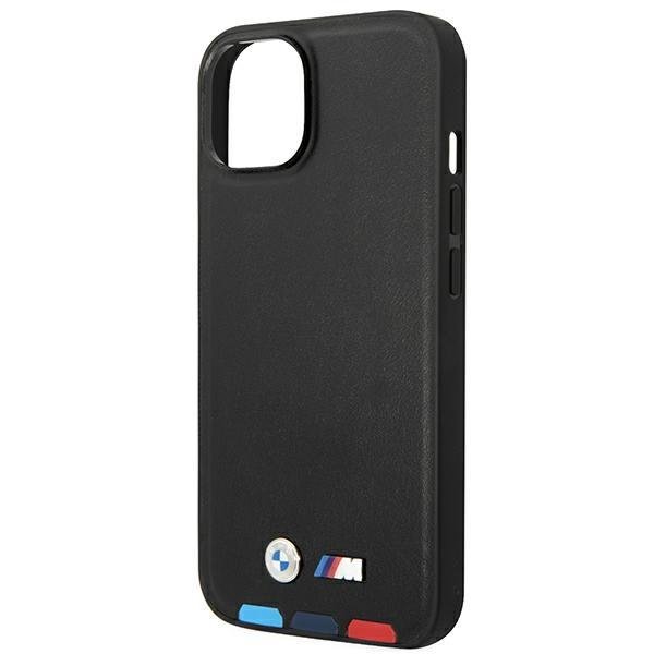 Apple iPhone 14 Plus 6,7" BMW Leather Stamp Tricolor Case Cover (Bmhcp14m22ptdk), Black (4)