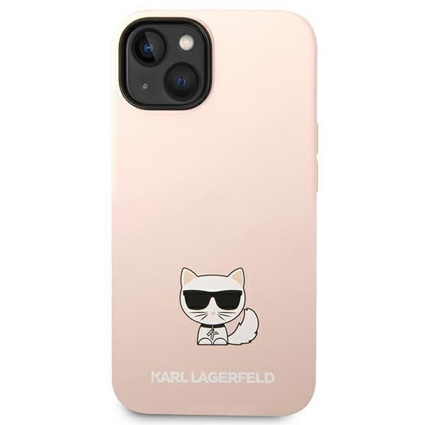 Apple iPhone 14 Plus 6.7'' Karl Lagerfeld Silicone Choupette Body Case Cover (KLHCP14MSLCTPI), Pink (1)