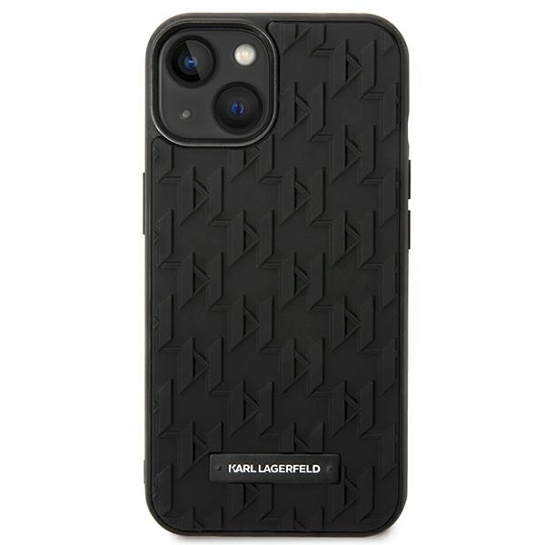 Apple iPhone 14 Plus 6.7'' Karl Lagerfeld 3D Monogram Case Cover (KLHCP14MRUPKLPK), Black (1)